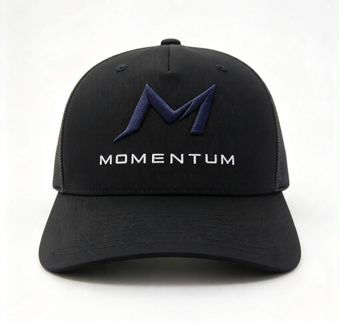 navy blue logo cap